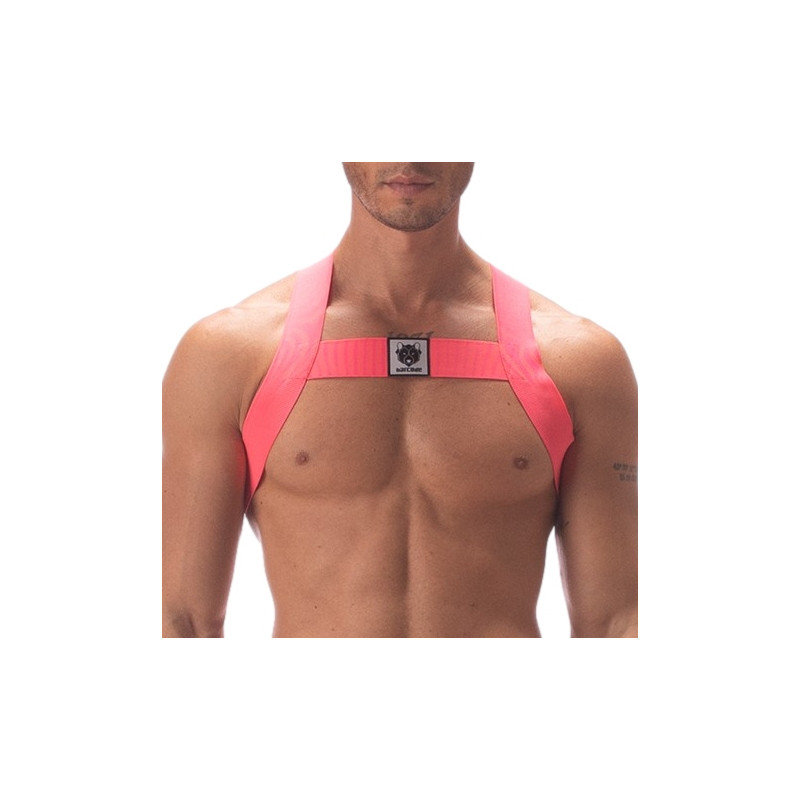 Barcode Berlin Harnais élastique Leonsh Rose Neon
